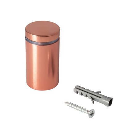 OUTWATER Round Standoffs, 1-1/2 in Bd L, Aluminum 1 in OD 3P1.56.00521